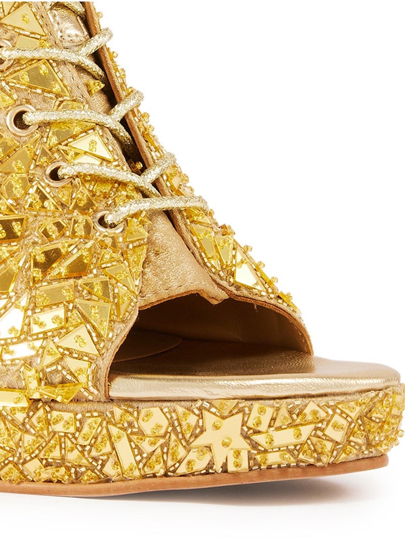 Anaar Anaar Sans Serif Boots, Womens Festive, Special Occasion and Partywear Premium Footwear  - Image 5