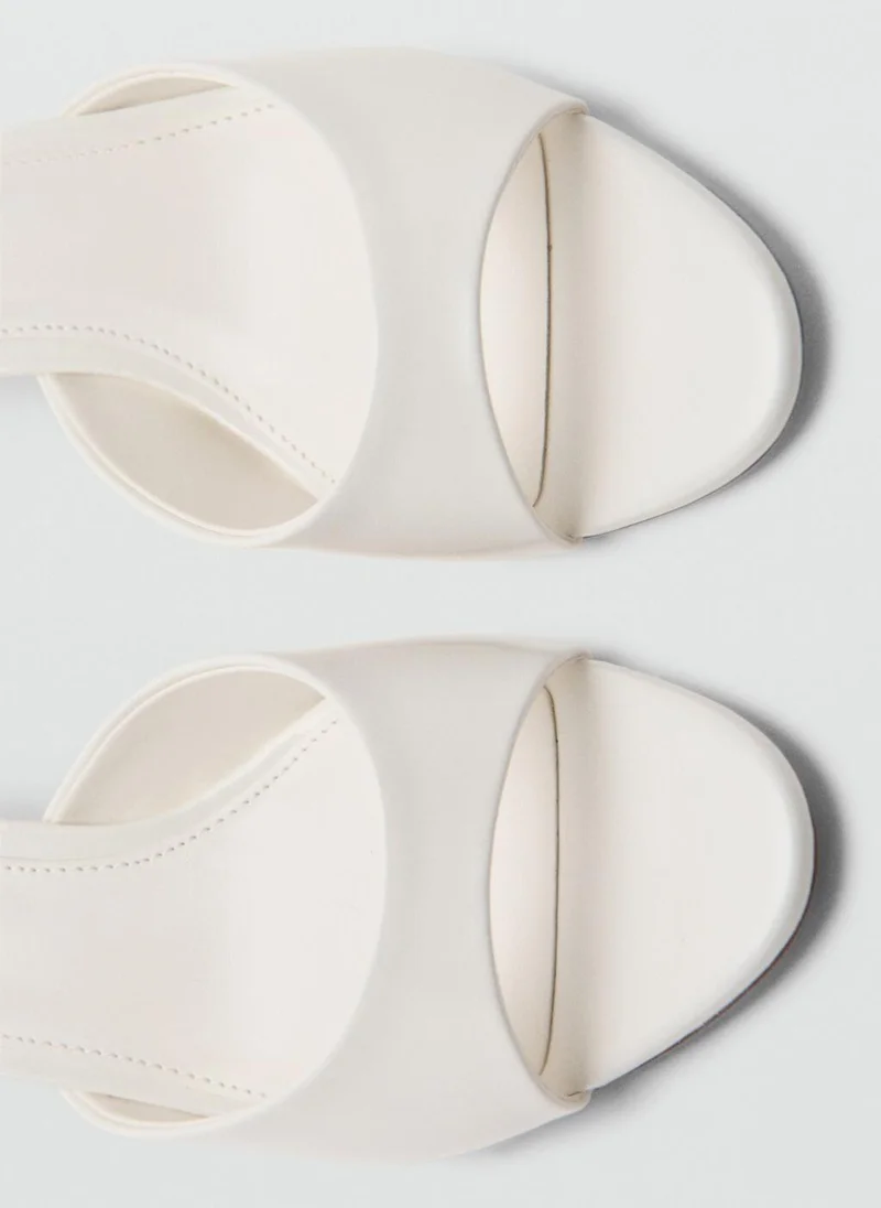 MANGO  Kitten-heel sandals with strap for Women | Best Price UAE