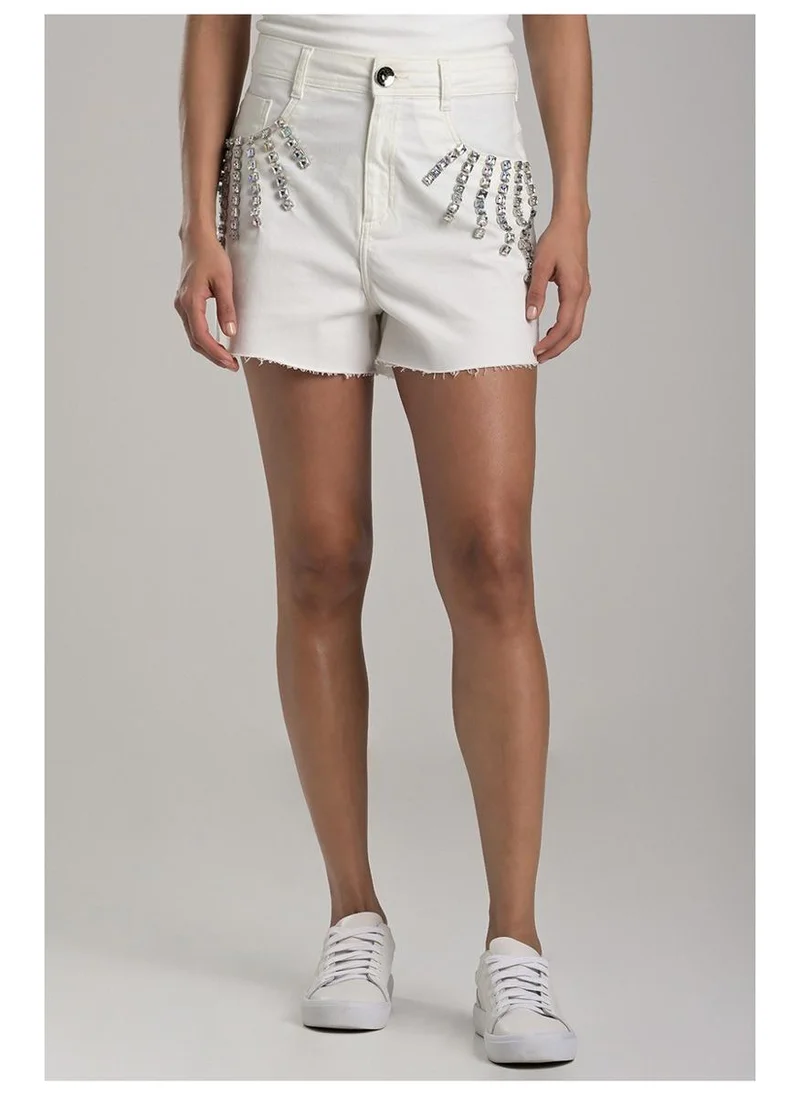 Short Mom Com Strass