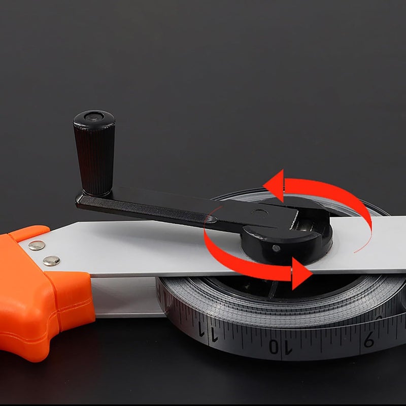 Professional Oil Gauging Tape Featuring Brass Plumbs & Clear Metric Inches Scale Precisions Oil Gauging Tape for Tanks Depth Measuring Tool - Image 3