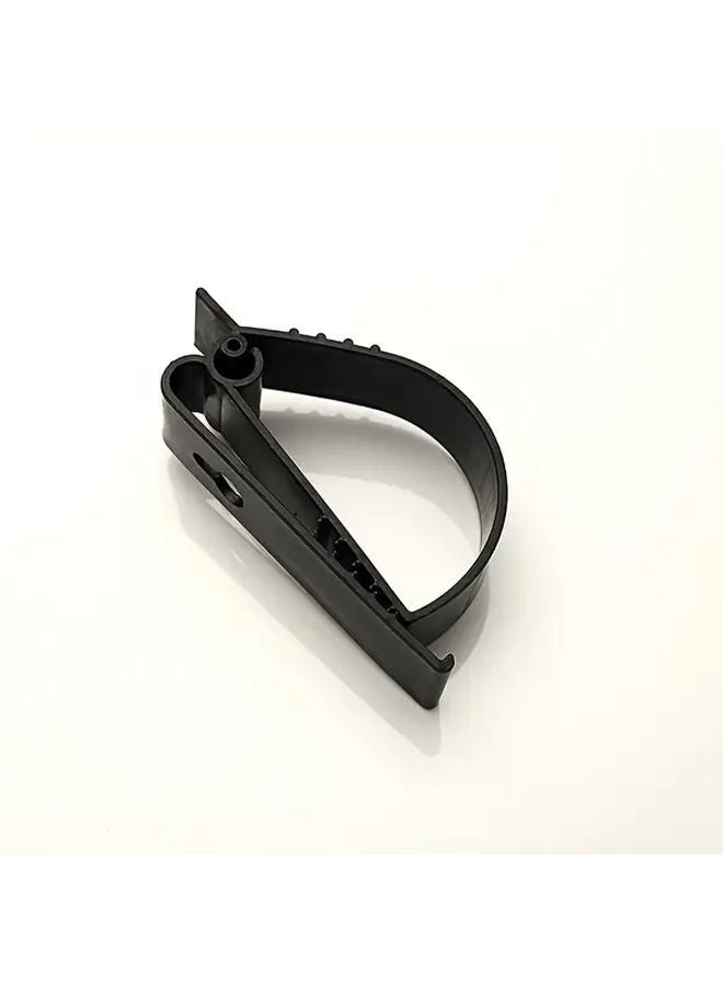 1pc Black Heavy Duty Adjustable Clamp Non Slip Grip Tool Holder for Work Belt Safety Gear - Image 1