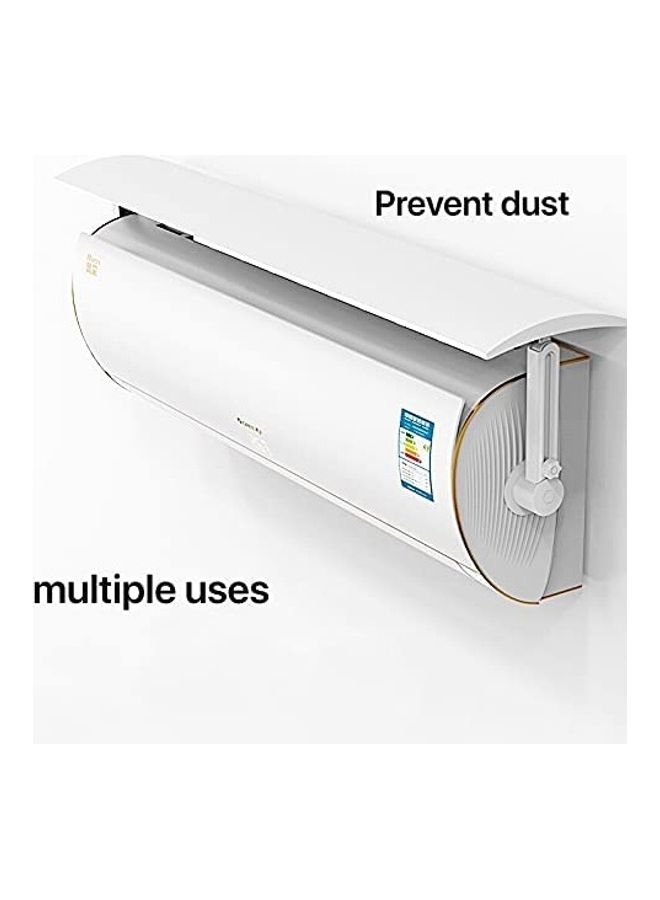 حواجز تكييف هواء مقاومة للنفخ المباشر للزجاج الأمامي 2021C أبيض - Image 4