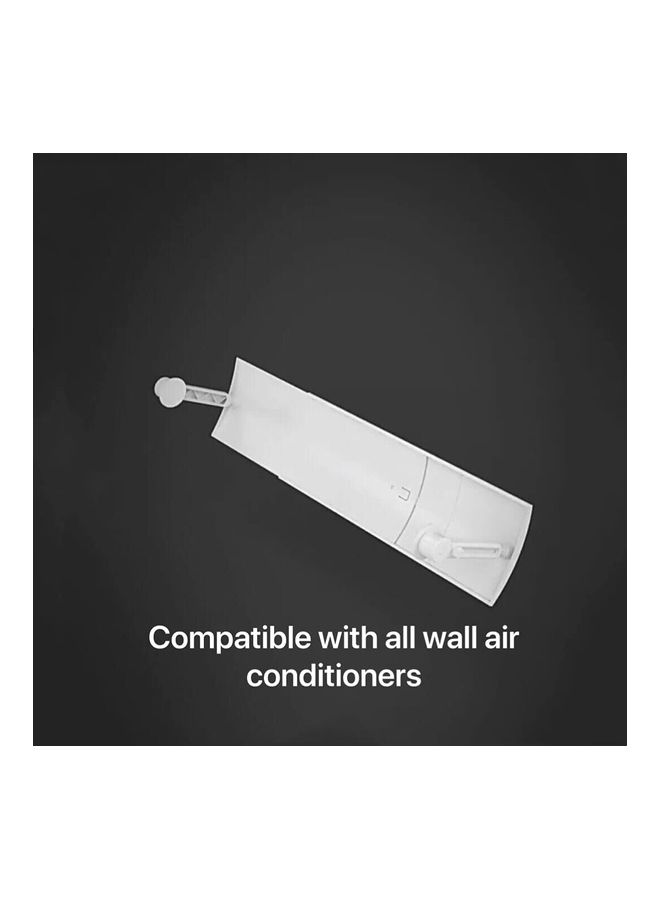 حواجز تكييف هواء مقاومة للنفخ المباشر للزجاج الأمامي 2021C أبيض - Image 5