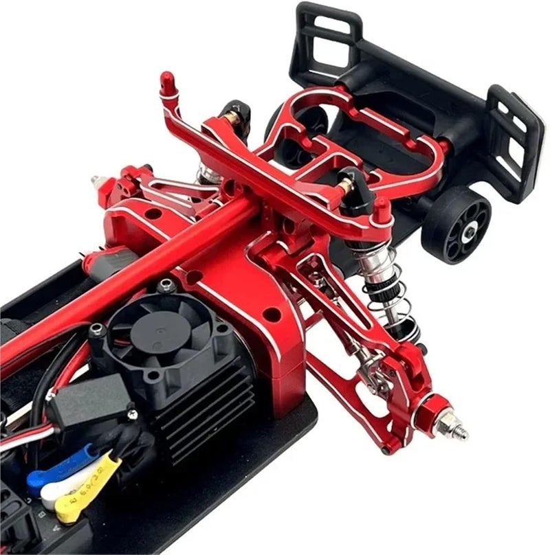 ألعاب سيارات RC لـ MJX 14211، نسخة محسنة من المعدن، قطع استبدال للذراع الخلفية العلوية للسيارة RC، تتناسب مع جهاز التحكم عن بعد (حمراء اللون). - Image 2