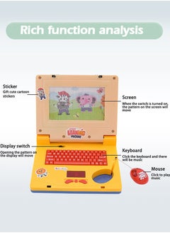 GROIC Kids Exploration Toy Laptop Educational Learning Computer, Children's Educational Interactive Computer,Keyboard and Mouse Included  - Image 4