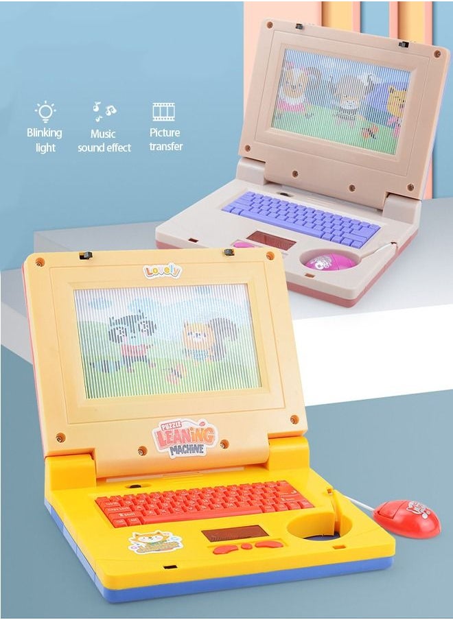 GROIC - Kids Exploration Toy Laptop Educational Learning Computer, Children's Educational Interactive Computer,Keyboard and Mouse Included - Image 1