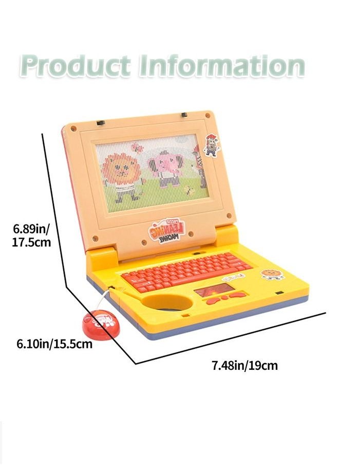 GROIC - Kids Exploration Toy Laptop Educational Learning Computer, Children's Educational Interactive Computer,Keyboard and Mouse Included - Image 1