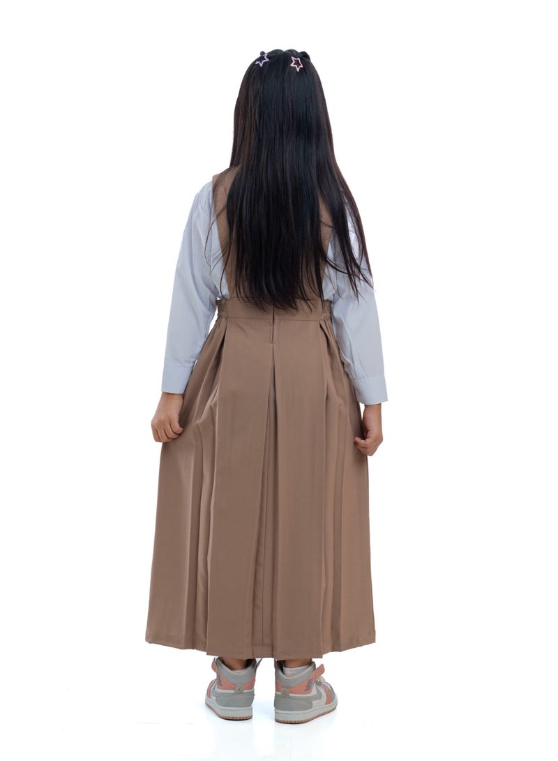 مريول لارا مريول روضة بناتي بيج سادة – زي مدرسي أنيق لرياض الأطفال - Image 3