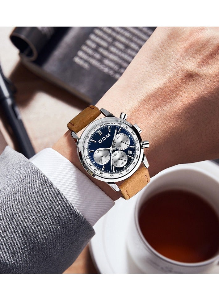 DOM Men's Waterproof Quartz Watch - Image 2