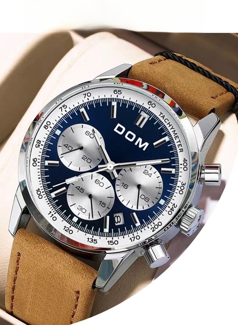 DOM Men's Waterproof Quartz Watch - Image 3