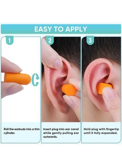 HY Quality Foam Earplugs 5 Pair - 32dB Noise Cancelling Soft High Decibel Ear Plugs for Noise Reduction Ear Protection Concerts Loud Music Shooting Guns Work Construction Safety Hearing Protection  - Image 3