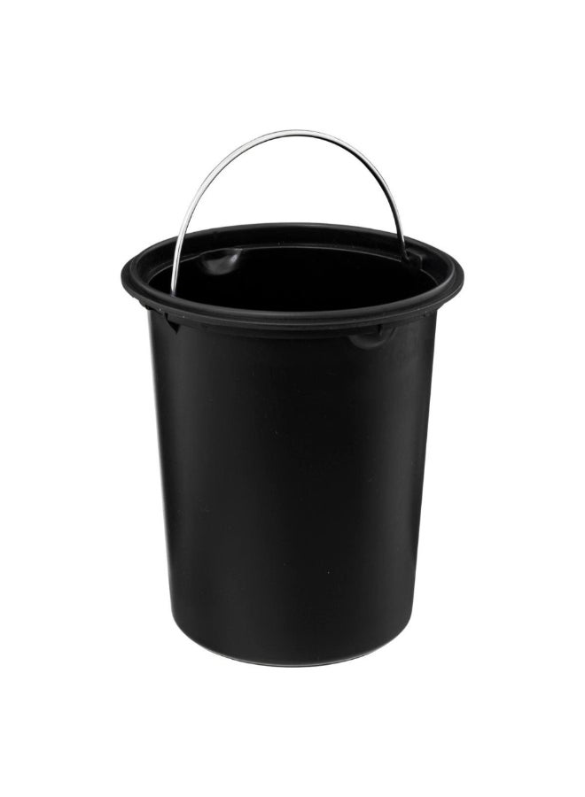 Five Simply Smart Colorama Soft Close Bathroom Waste Pedal Bin Arctic Blue and Black 3 L 174528Q - Image 4
