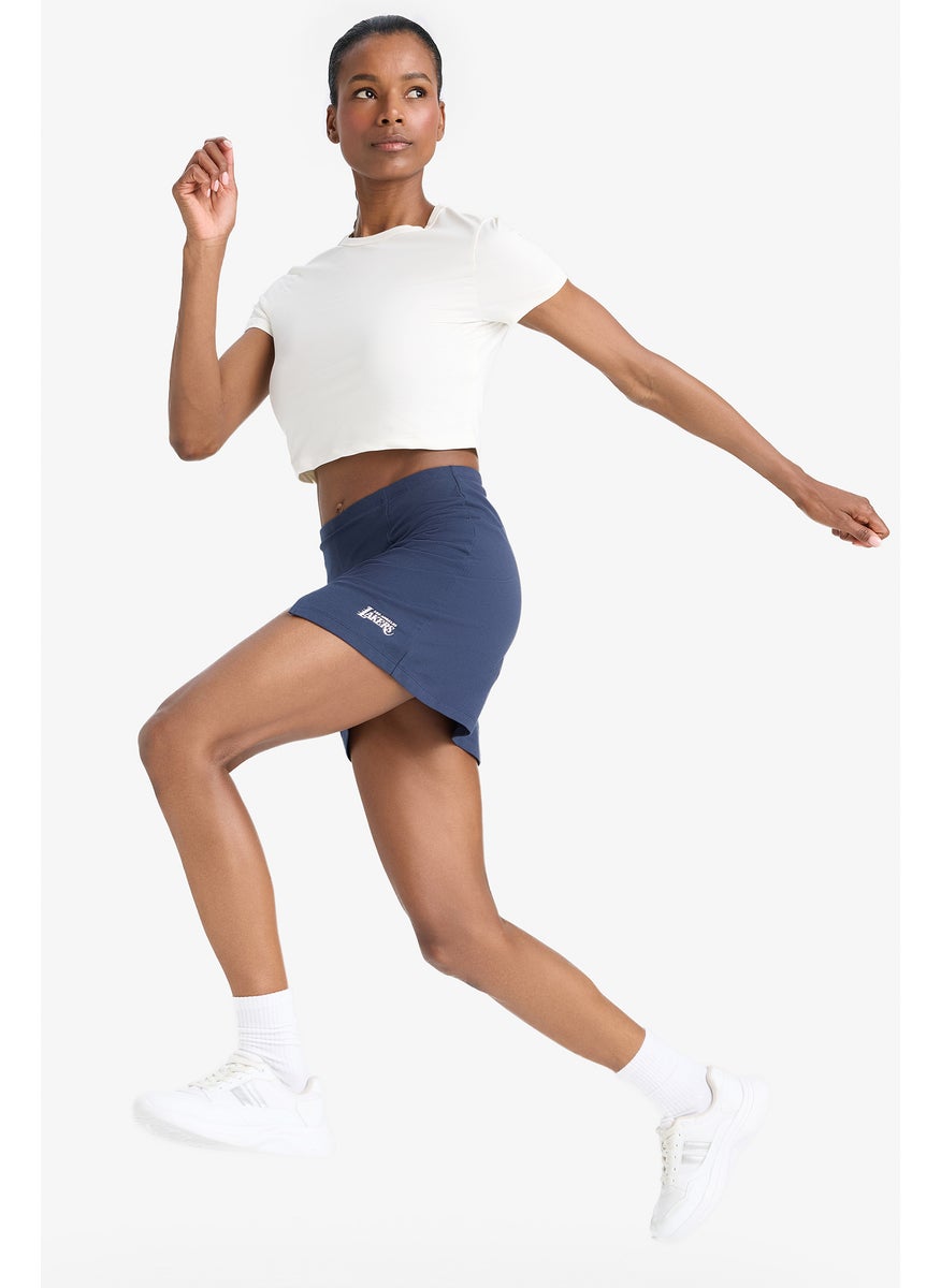 DeFacto Woman Standard Fit NBA Los Angeles Lakers Licensed Skirt  - Image 3