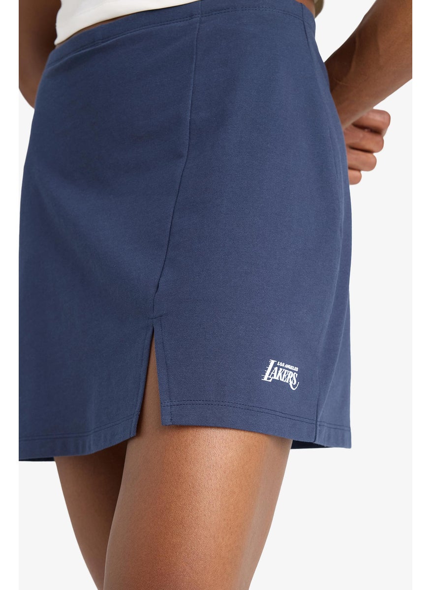 DeFacto Woman Standard Fit NBA Los Angeles Lakers Licensed Skirt  - Image 4