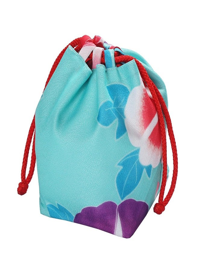 CAMDOM Japanese Drawstring Bag Kimono Handbag Blossom Sakura Bag Vintage Jewelry Coin Purse Gift Bag - Image 3