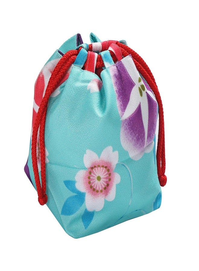 CAMDOM Japanese Drawstring Bag Kimono Handbag Blossom Sakura Bag Vintage Jewelry Coin Purse Gift Bag - Image 1