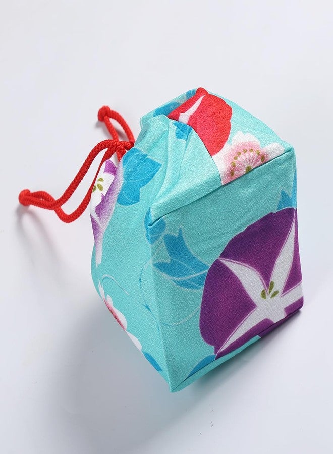 CAMDOM Japanese Drawstring Bag Kimono Handbag Blossom Sakura Bag Vintage Jewelry Coin Purse Gift Bag - Image 4