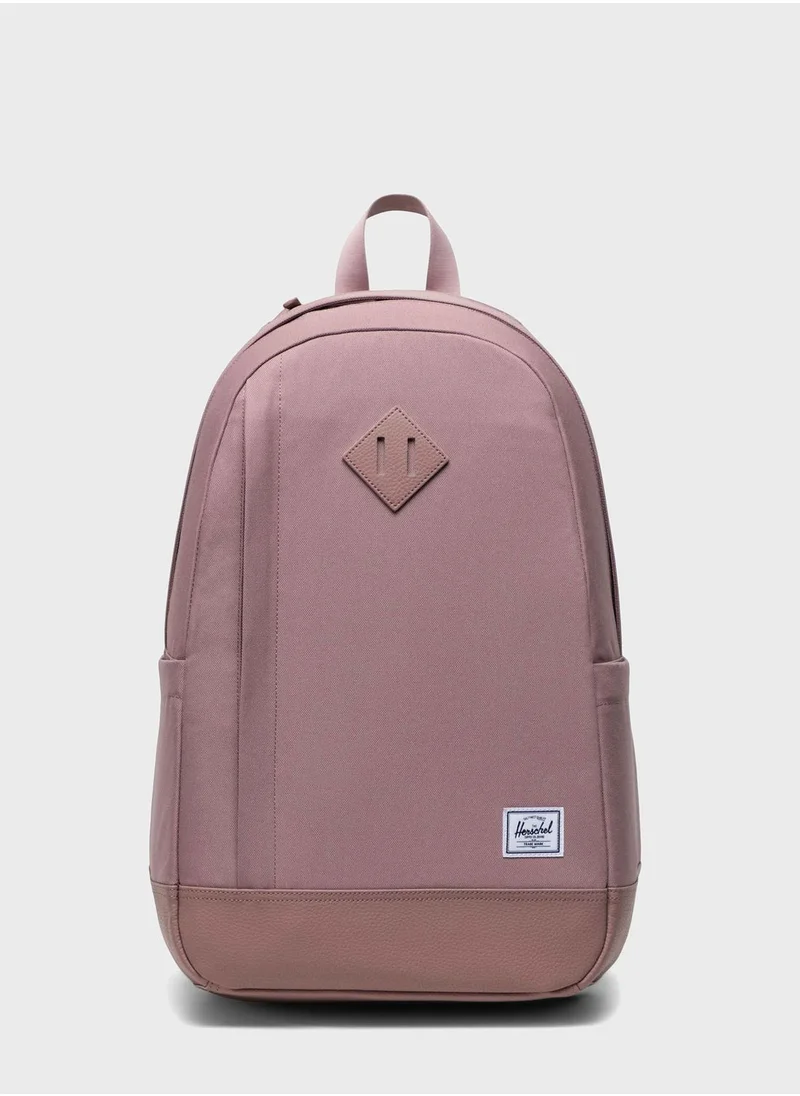 Herschel Logo Detail Zip Over Backpack