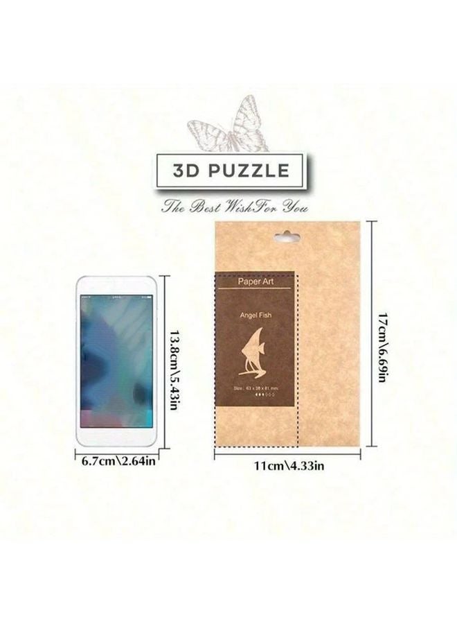 3D Puzzle Seahorse Marine Animal Model DIY Wood Craft Assembly Toy For Teenagers - Image 3