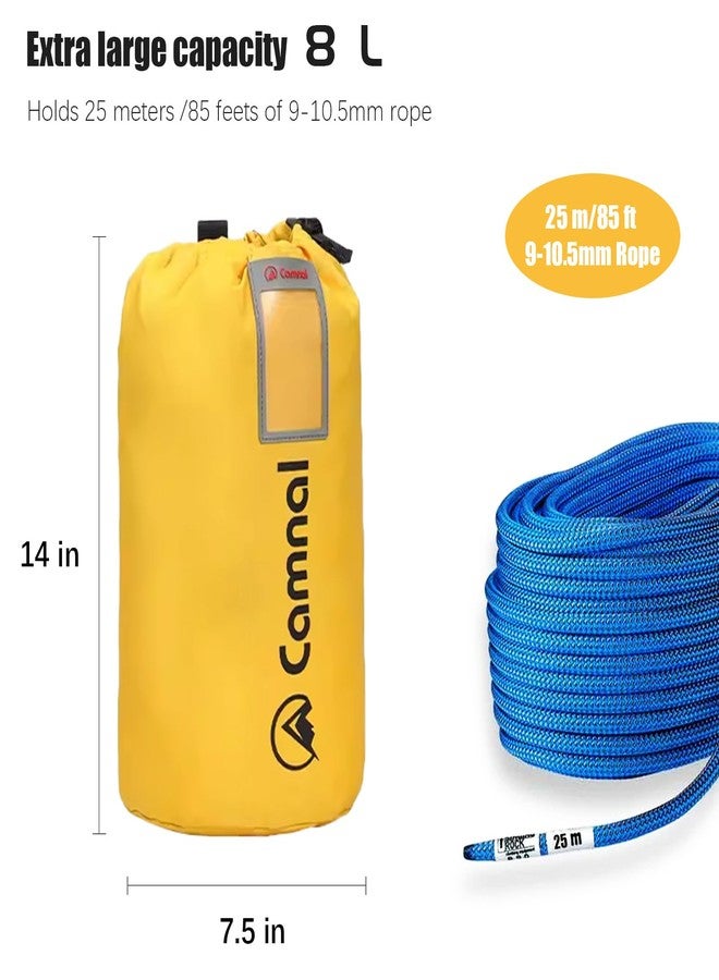 CAMNAL Large Capacity Arborist Throw Bag, Waterproof Folding Shoulder Backpack with Tightness and Carry Straps, Climbing Gear Bag (85ft) - Image 2