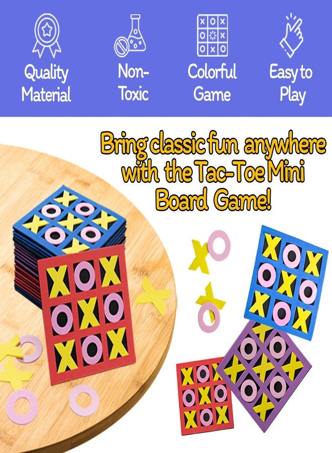 Bedwina Tic Tac Toe (Bulk Pack of 120) 5"x5" Foam Tic-Tac-Toe Mini Board Game Toys for Kids, Birthday Party Favors, Goody Bag Stuffers, Classroom Prizes & Occupational Therapy - Image 3