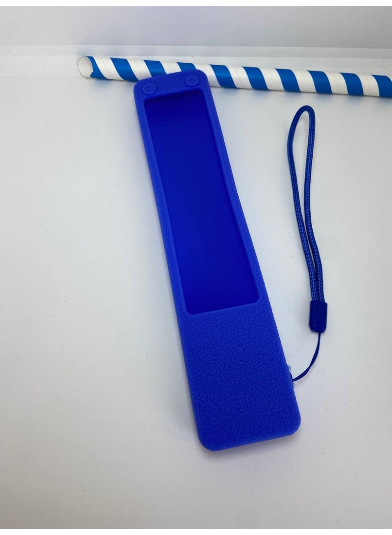 CASE Silicone Protective Remote Cover for Xiaomi XMRM-ML TV Remote Control, Anti-Slip Design, with Strap, Compatible with TV A32"/A43"/A55"/A PRO 65"Series/Q2 Models (2022-2025) (Deep Blue) - Image 2