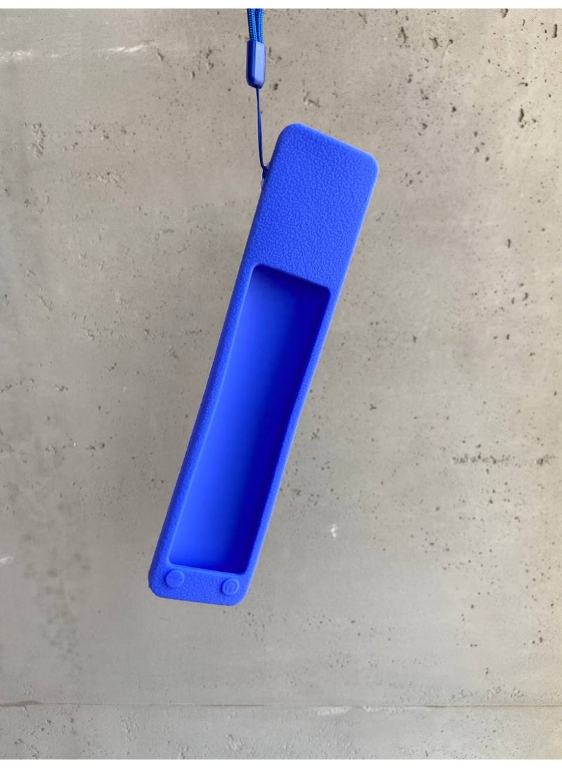 CASE Silicone Protective Remote Cover for Xiaomi XMRM-ML TV Remote Control, Anti-Slip Design, with Strap, Compatible with TV A32"/A43"/A55"/A PRO 65"Series/Q2 Models (2022-2025) (Deep Blue) - Image 4