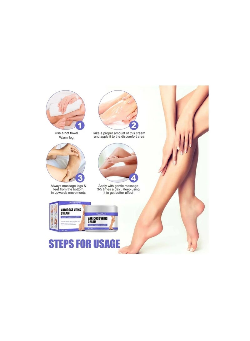 Generic West Month Varicose Veins Cream 30g  - Image 4