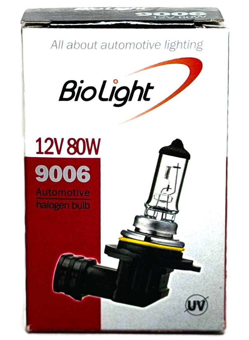 BIOLIGHT 9006 - Headlight / Foglamp Halogen Bulb 12V 80W HB4 - Image 1