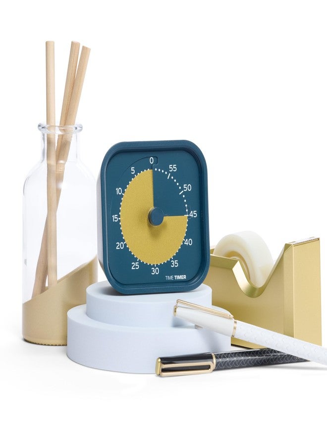 Time Timer MOD - Home Edition - Individual Sized 60 Minute Visual Countdown Timer for ADHD, Aduts, Students, and Pomodoro with Silent Operation (Metallic Midnight) - Image 5