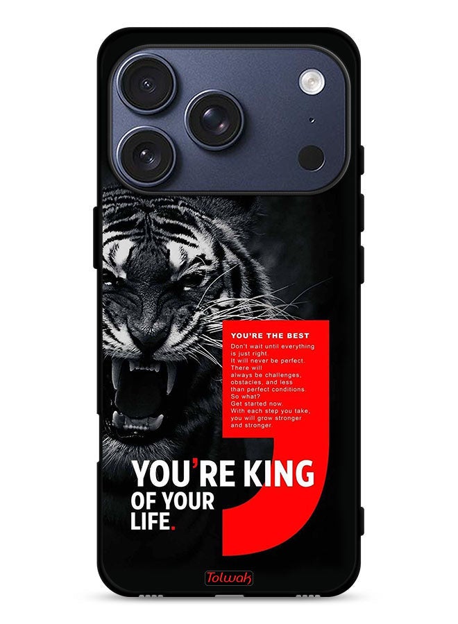 Tolwak Apple iPhone 17 Pro Protective Case Cover You Are King Of Your Life - Image 1