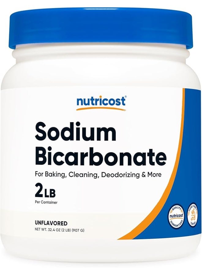 نوتريكوست، مسحوق بيكربونات الصوديوم، بدون نكهة، 2 رطل (907 غرام) - Image 1