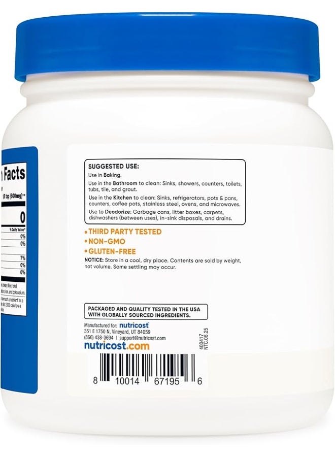 نوتريكوست، مسحوق بيكربونات الصوديوم، بدون نكهة، 2 رطل (907 غرام) - Image 4