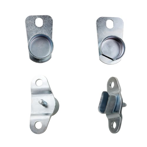 MITZONE Tailgate Hinge Kit Compatible with 1988-2000 Chevy GMC C1500 C2500 C3500 K1500 K2500 K3500 Replace # 15521579 15603558 15691087 15691088 - Image 1