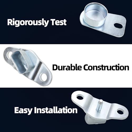 MITZONE Tailgate Hinge Kit Compatible with 1988-2000 Chevy GMC C1500 C2500 C3500 K1500 K2500 K3500 Replace # 15521579 15603558 15691087 15691088 - Image 3