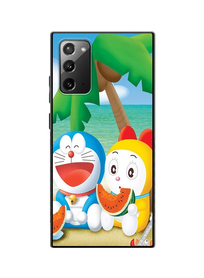 VR CREATIVE Protective Case Cover For Samsung Galaxy Note20 5G Doremon And Doremi Design Multicolour - Image 1