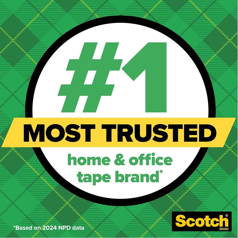 Scotch  Desktop Tape Dispenser, Black Two-Tone, 1 Dispenser/Pack (C60-BK) - Image 3