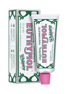 Euthymol Whitening Toothpaste,Stain Removal in 2 Weeks, Long-Lasting Freshness for Sensitive Gum and Teeth. Bad Breath,Cavity Prevention,6X75ml,Pack of 6  - Image 2