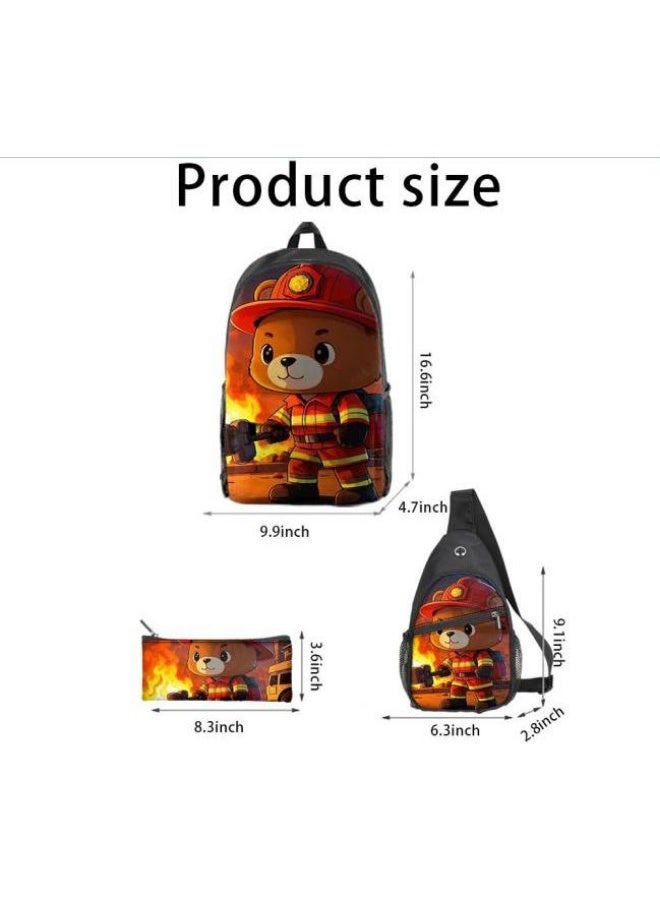 Universal cartoon new three-piece schoolbag - 183