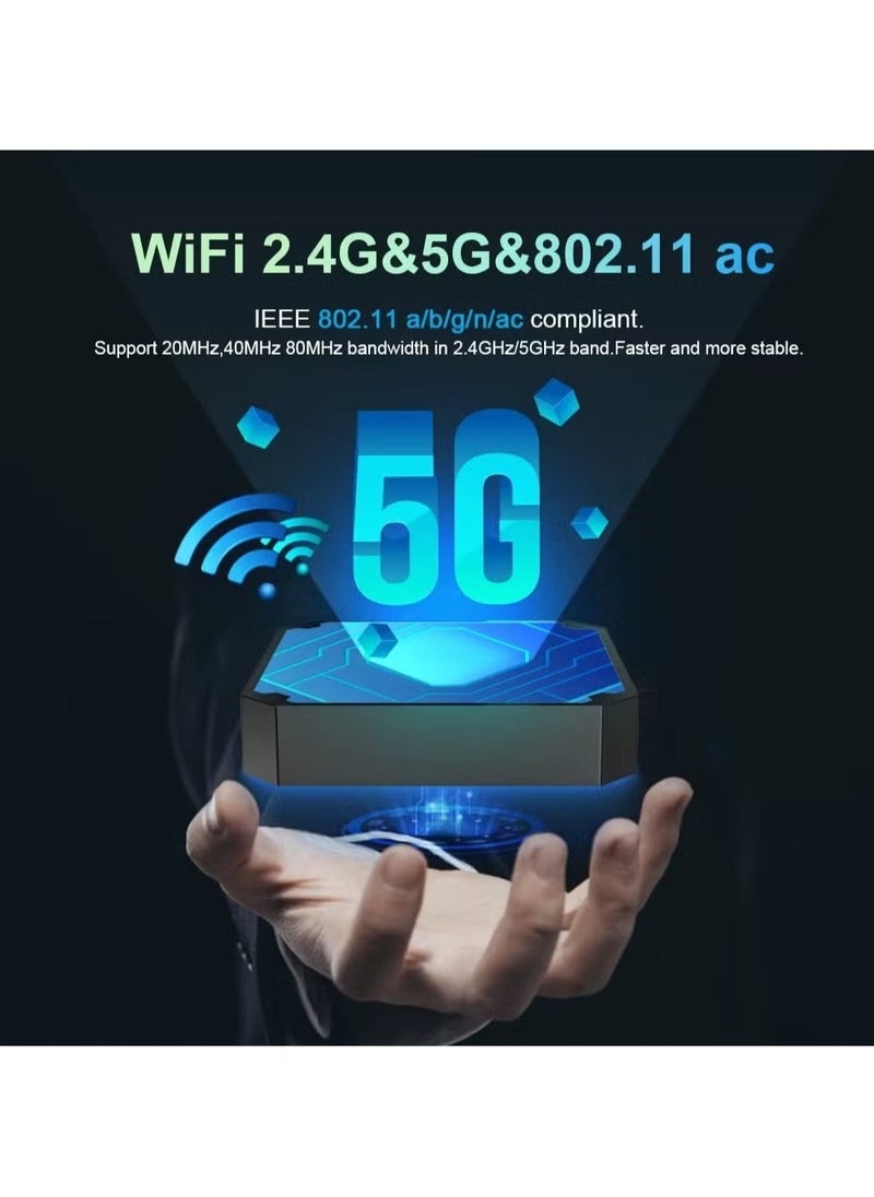 X96 X96 Mini 5G Android TV Box – Android 9.0, Amlogic S905W4 Quad-Core, 2GB RAM + 16GB ROM, Dual WiFi 2.4G/5G, 4K UHD Media Player, H.265 10-Bit Decoding, USB 2.0 – Smart Streaming Device  - Image 2