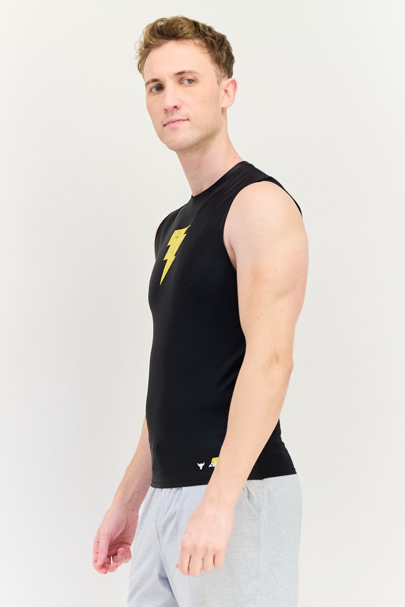 UNDER ARMOUR Men Sportswear Fit Sleeveless Training Vest, Black - Image 4