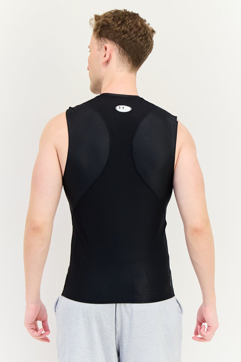UNDER ARMOUR Men Sportswear Fit Sleeveless Training Vest, Black - Image 3