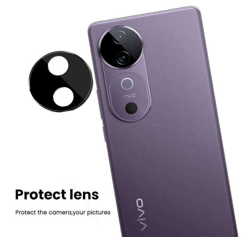 FabeKee Camera Lens Protector Compatible With VIVO T4R 5G 9H Tempered Glass, Anti-Scratch, HD Clear, Easy Installation, Ultra-Thin Camera Lens Protection - Image 2
