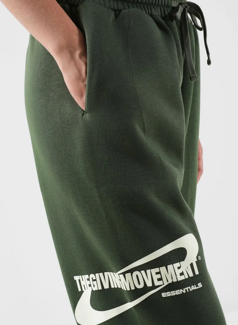 The Giving Movement Oversized Space Printed Joggers