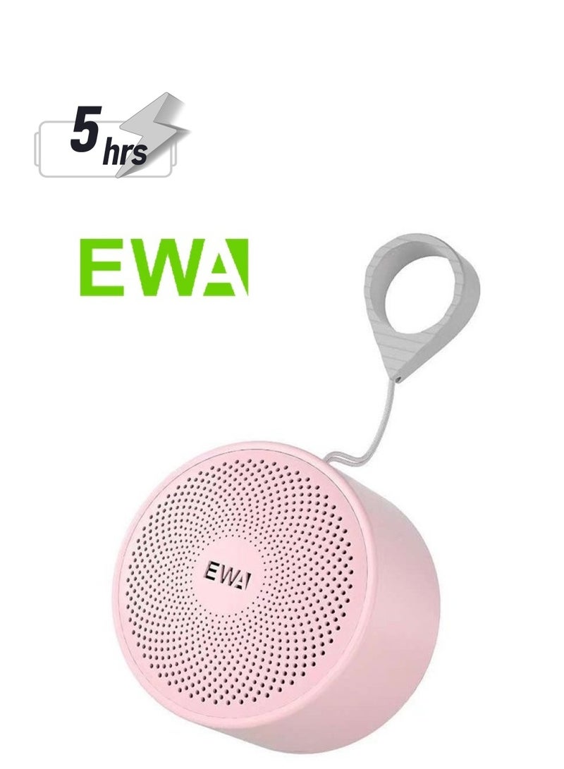 EWA مكبر صوت بلوتوث محمول EWA A124 Mini TWS خارجي مقاوم للماء IPX5 (وردي) - Image 1