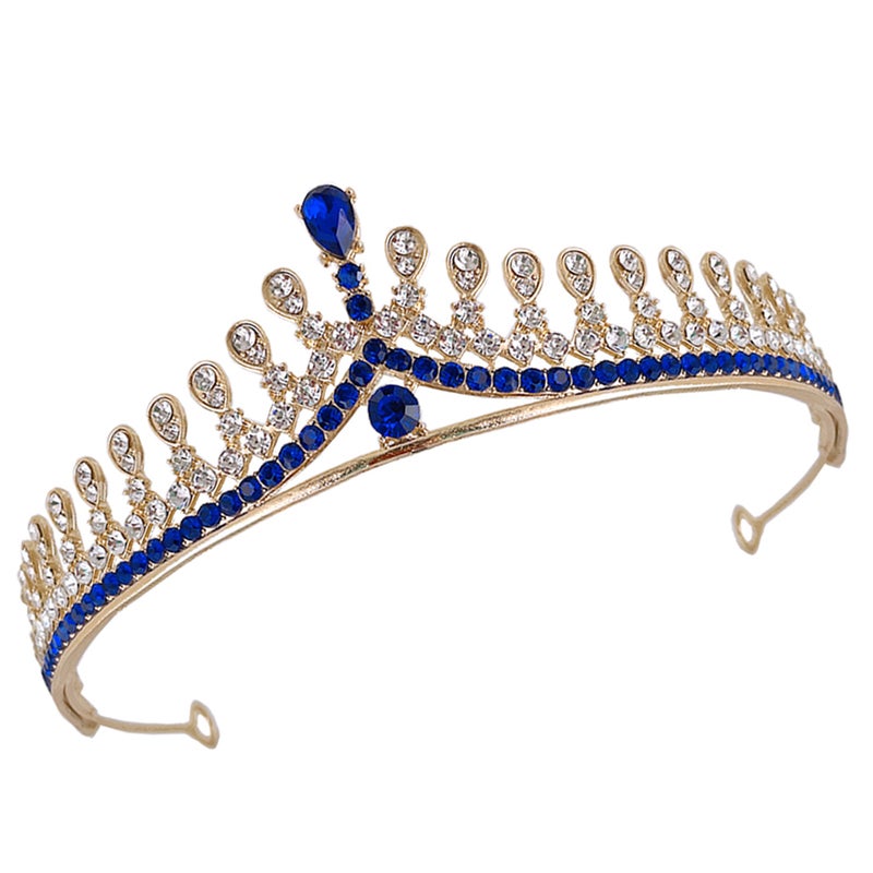 Wedding Bride Rhinestone Bridal Women Girls Hair Accessory - Image 1