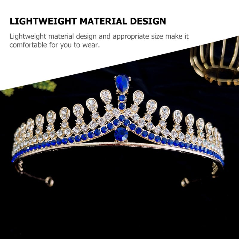 Wedding Bride Rhinestone Bridal Women Girls Hair Accessory - Image 5