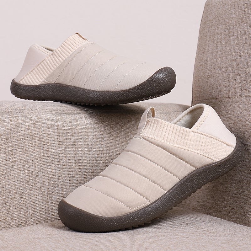 2021 New Couple'S Large Size Casual Home Wear Cotton Shoes Warm Shoes Outdoor Snow Boots - Image 3