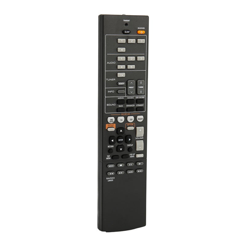 AV Receiver Remote Control RAV523 ZJ66520 Replacement Compatible with RX V571 HTR 3065 - Easy Full Access ABS Material Remote for AV Receiver Accessories - Image 3