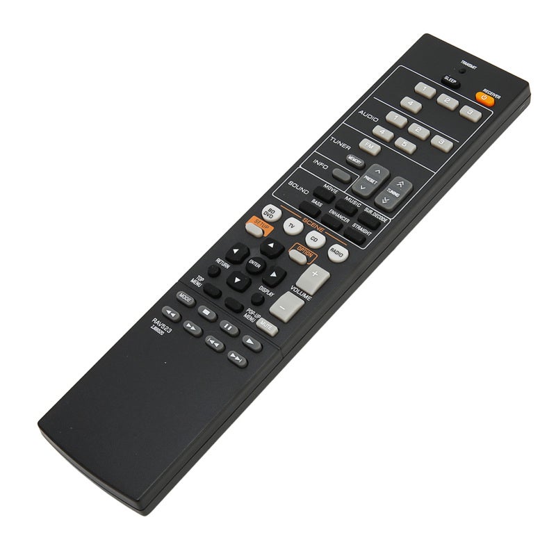 AV Receiver Remote Control RAV523 ZJ66520 Replacement Compatible with RX V571 HTR 3065 - Easy Full Access ABS Material Remote for AV Receiver Accessories - Image 1
